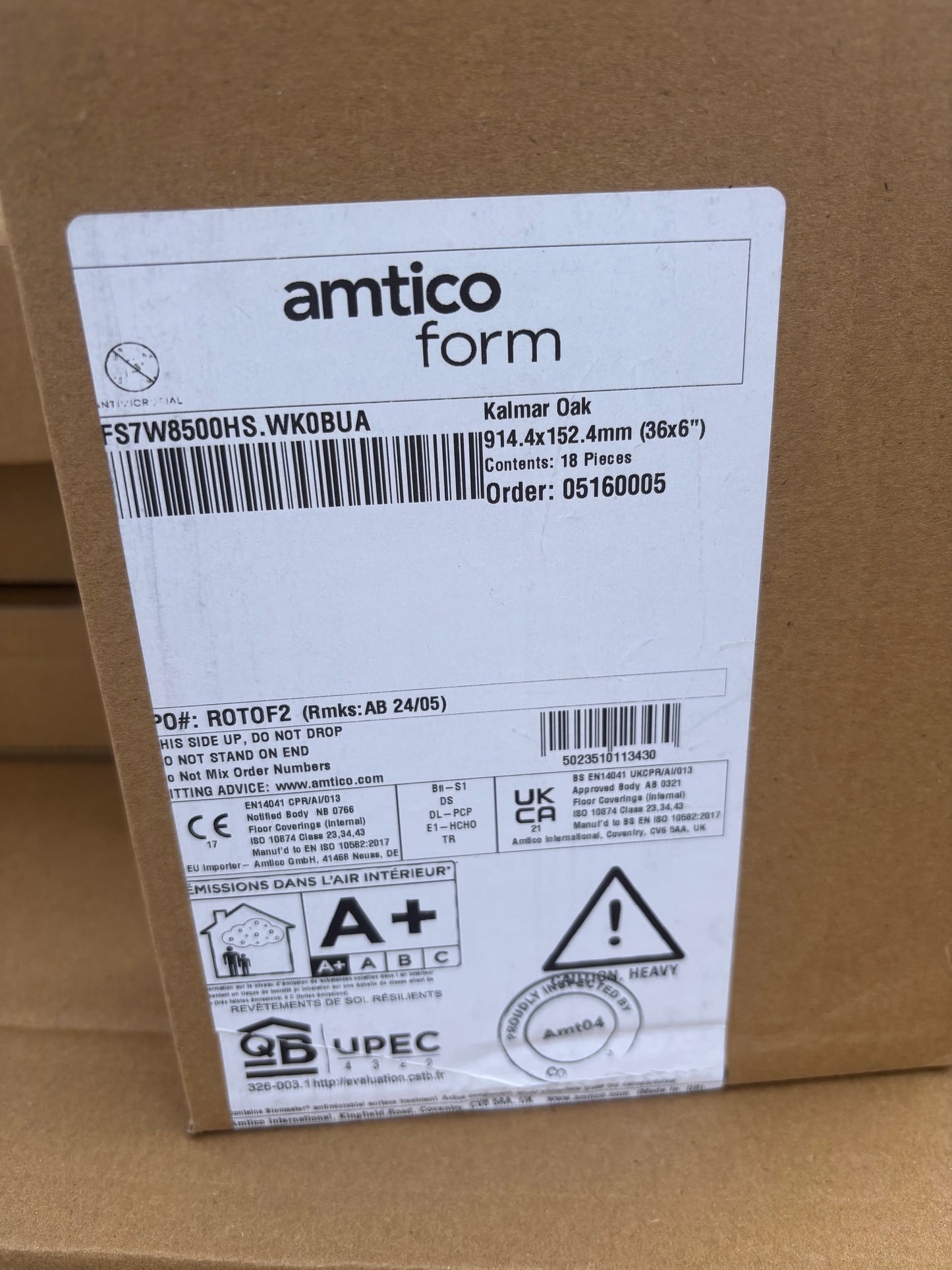 Luxury Amtico Kalmar Oak LVT Flooring RRP £64 Per SQM