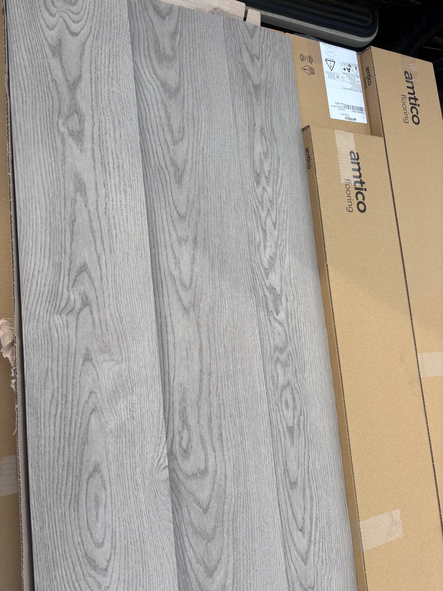 Luxury Amtico Barrel Oak Grey LVT Flooring Form Range RRP £64 Per SQM