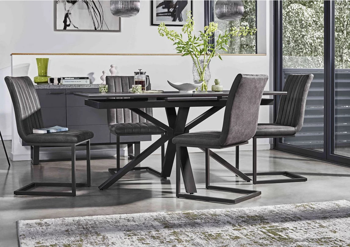 High Street Branded 160cm Extendable Dining Table RRP £799