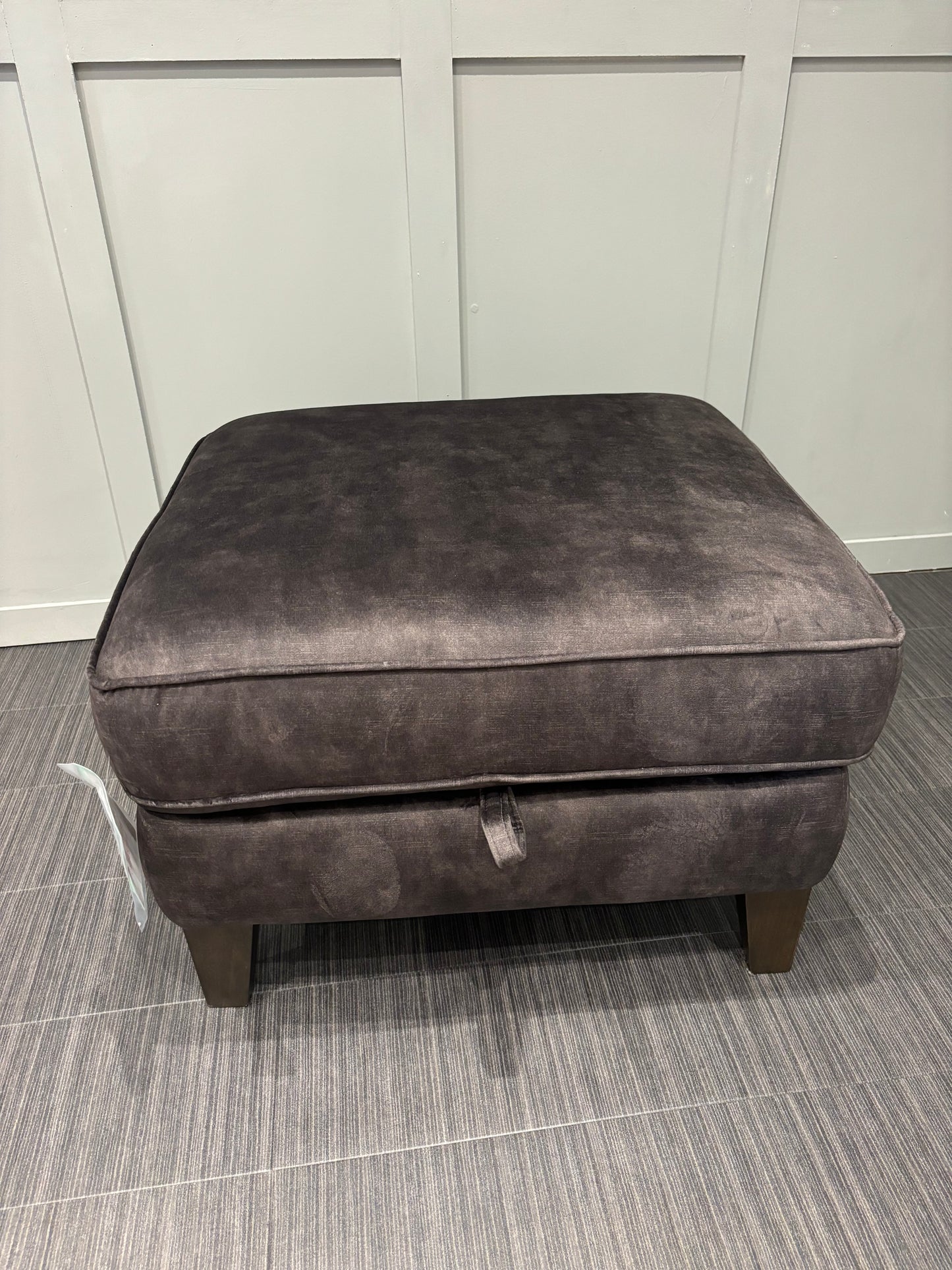 High Street Branded Storage Stool Charcoal Brand New RRP £289
