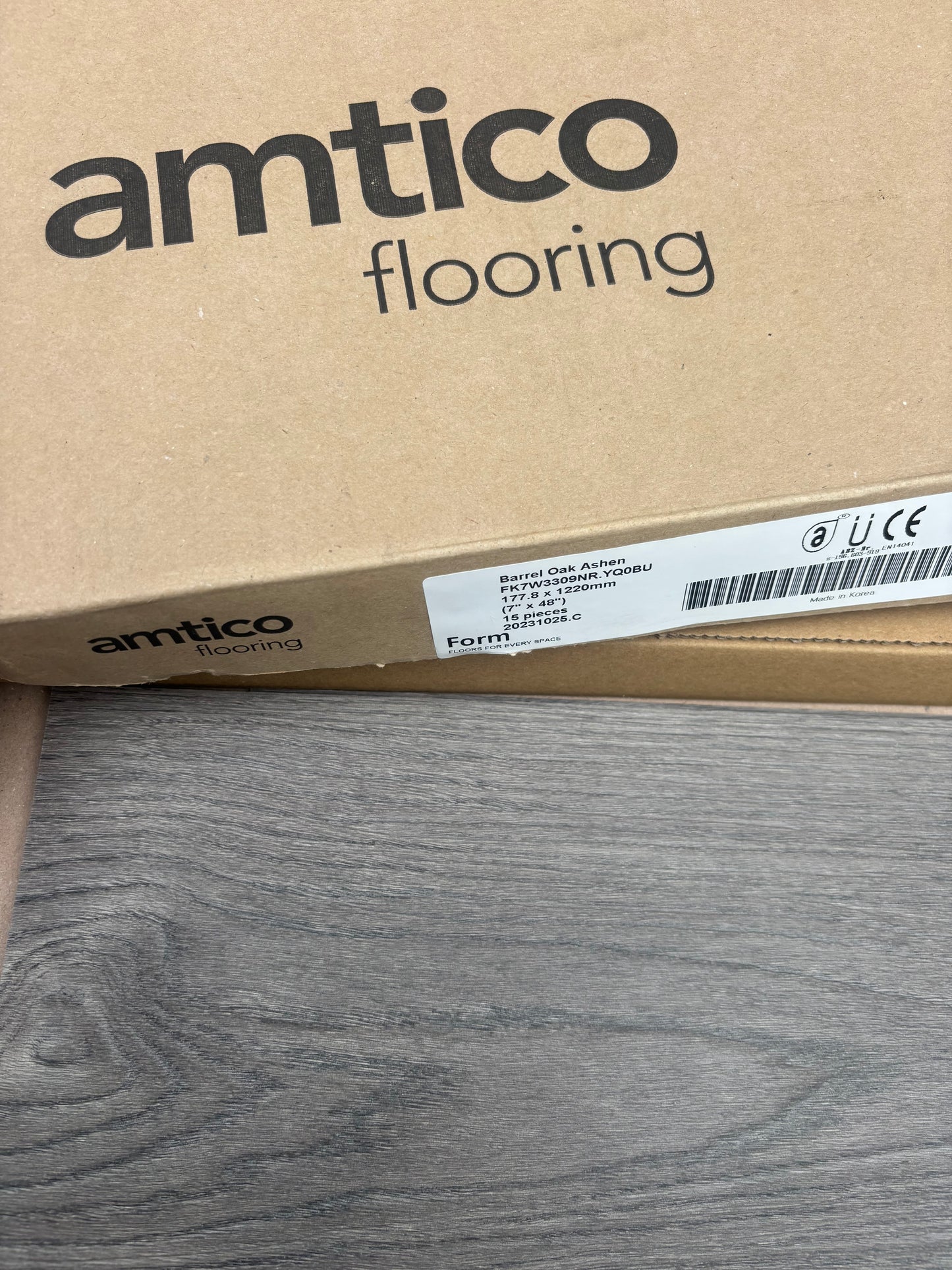 Luxury Amtico Barrel Oak Ashen LVT Flooring Form Range RRP £64 Per SQM