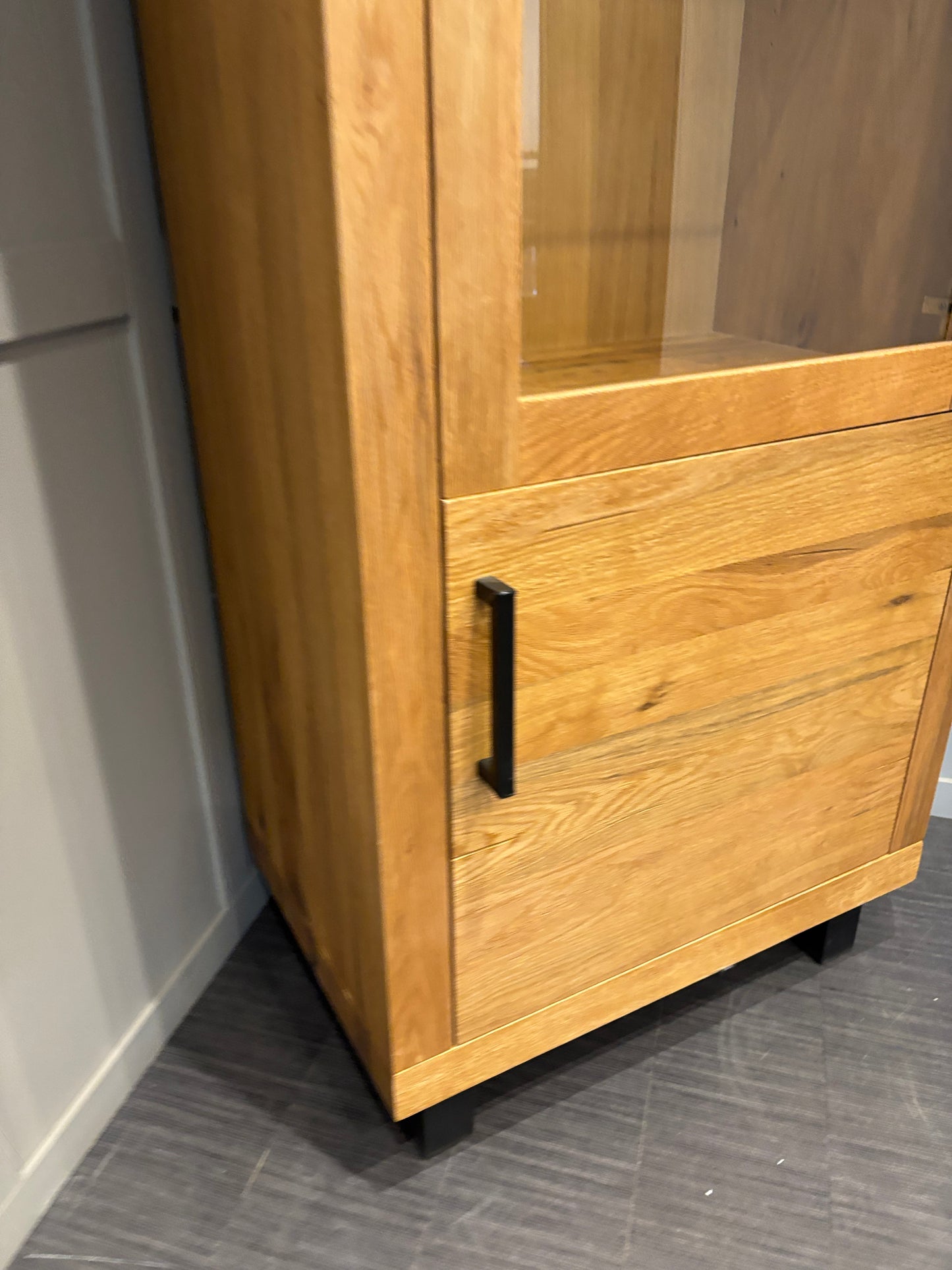 Bodahl Terra Right Hand Solid Oak Display Unit Luxury Cabinet RRP £2899