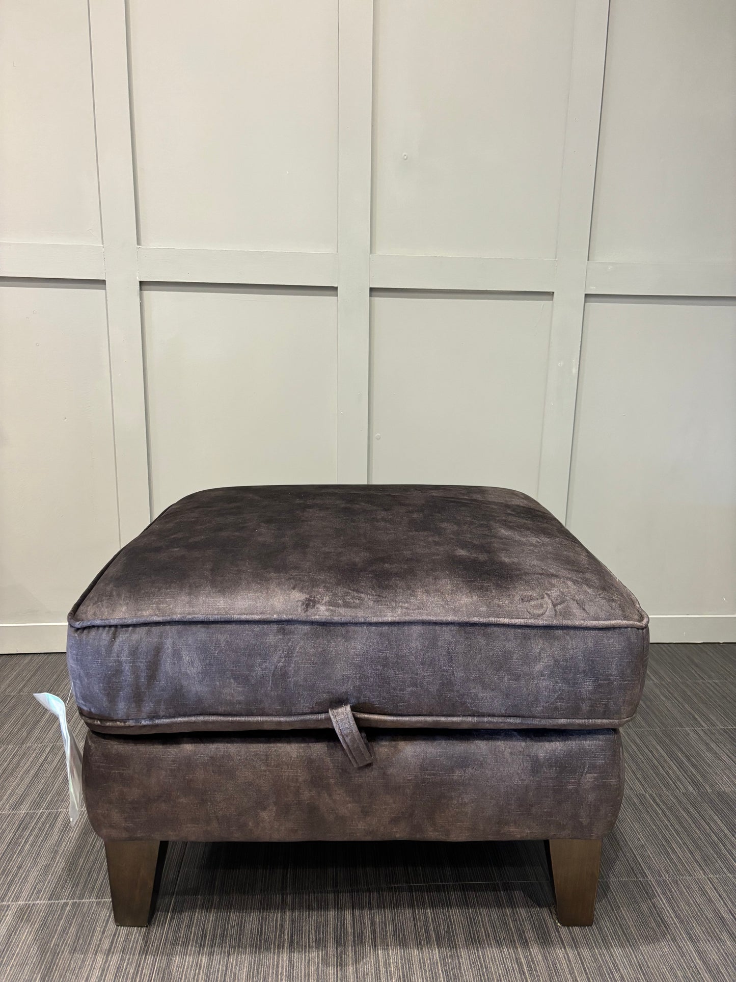 High Street Branded Storage Stool Charcoal Brand New RRP £289