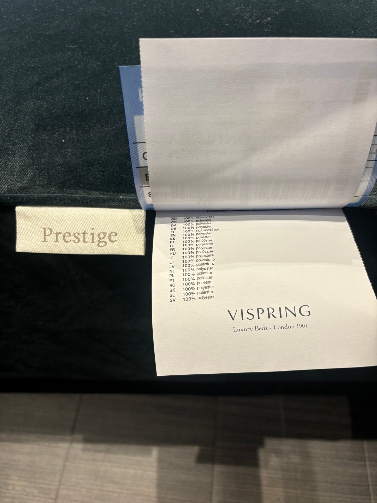 Vispring Prestige Super King Drawer Divan Bases Velvet RRP £4500