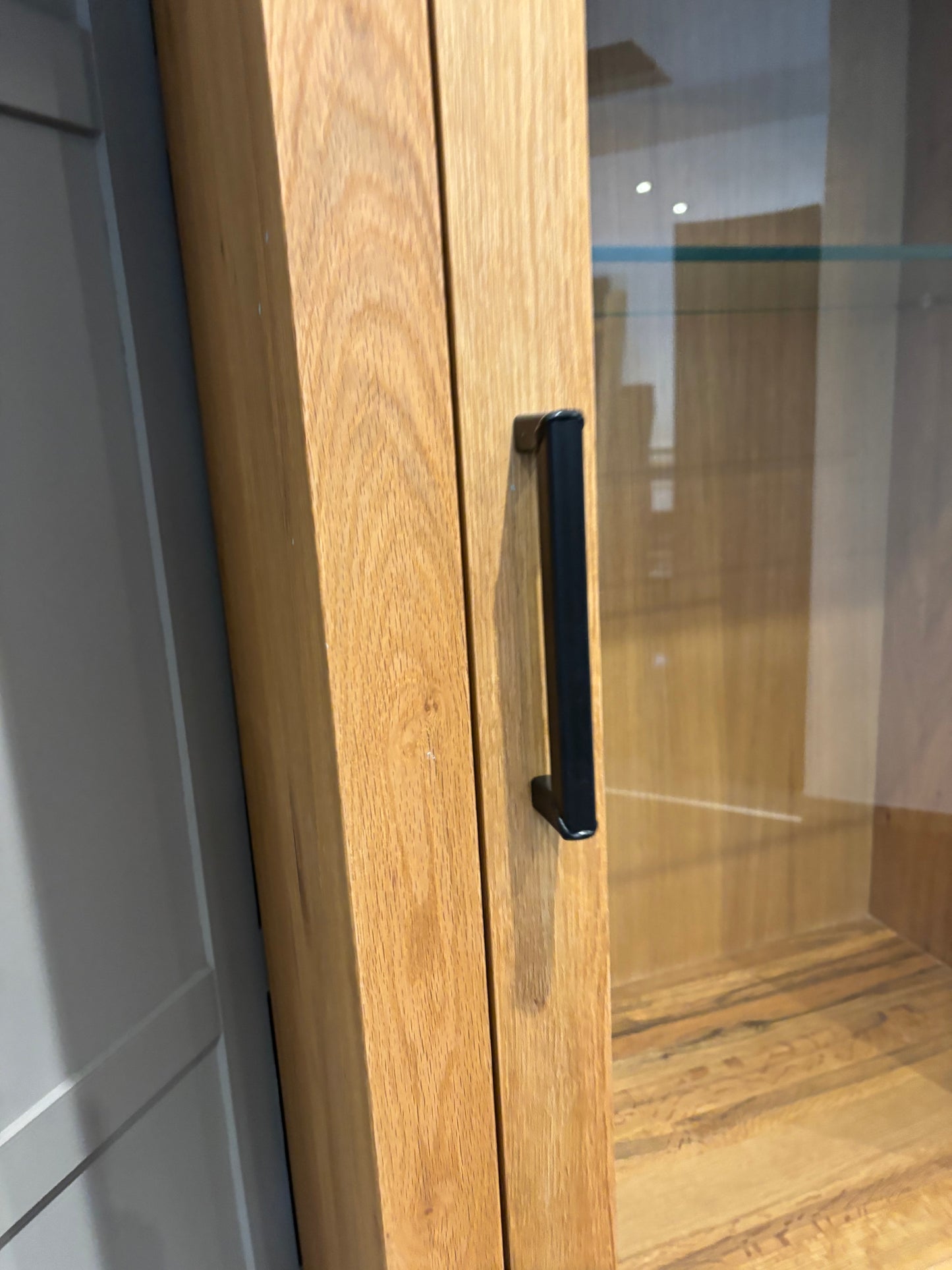 Bodahl Terra Right Hand Solid Oak Display Unit Luxury Cabinet RRP £2899